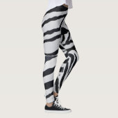 Zebra-stripe patroon leggings (Rechts)
