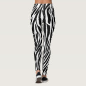 Zebra-stripe patroon leggings (Achterkant)