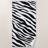 Zebra-stripe patroon strandlaken (Voorkant)