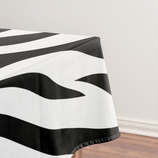 Zebra-stripe patroon tafelkleed (Voorbeeld)