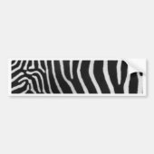 Zebra Stripe Pattern Bumpersticker (Voorkant)