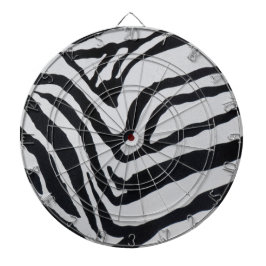 Zebra stripe pattern dartbord