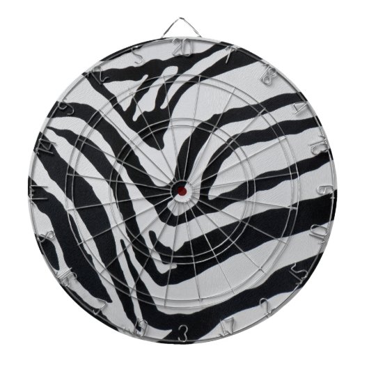 Zebra stripe pattern dartbord (Voorkant)