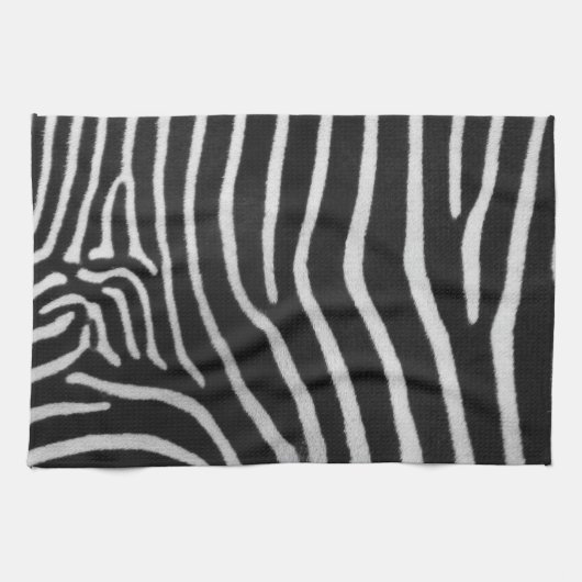 Zebra Stripe Pattern Kitchen Towel Theedoek (Horizontaal)