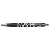 Zebra Stripe Pen - Zwart wit (Achterkant)