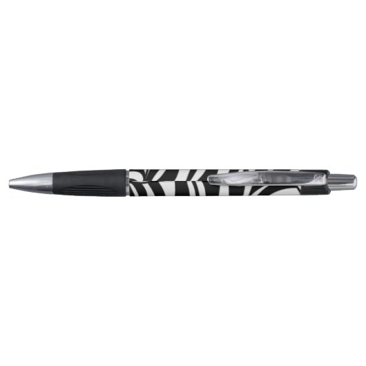 Zebra Stripe Pen - Zwart wit (Achterkant)