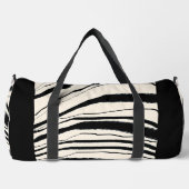 Zebra Stripe Print Athletic Gym Travel Carry On  Plunjezak (Voorkant)