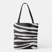 Zebra stripe safari — dierlijke afdruk na punk Tas (Achterkant)