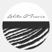 Zebra stripe Stickers (Voorkant)