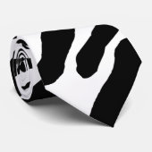 Zebra Stripe Stropdas (Opgerold)