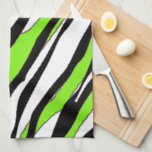 Zebra Stripe Theedoek (Quarter Fold)