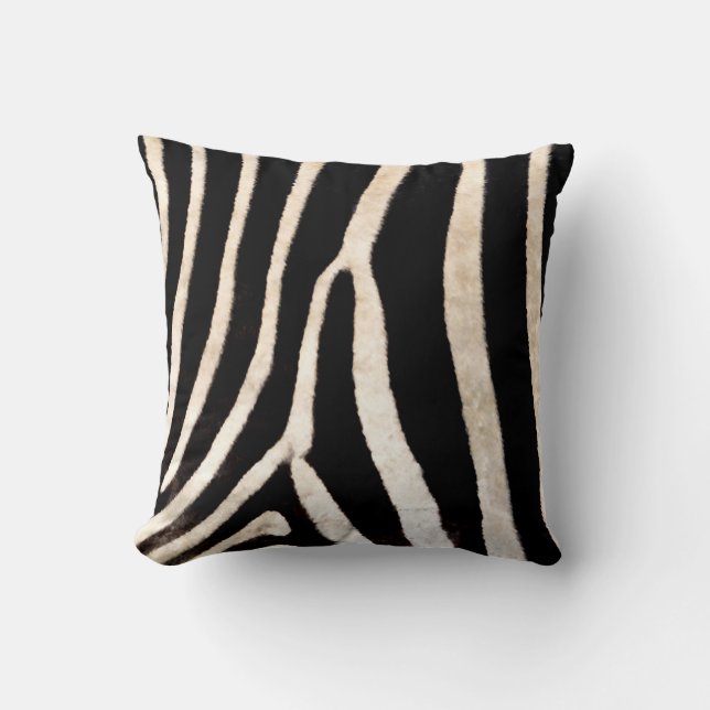 Zebra Stripe/Verbergen Sierkussen, vierkant Kussen (Voorkant)