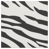 Zebra Stripe zwart-wit stof (Close Up)