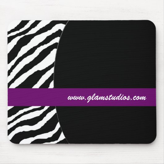 Zebra Striped Mousepad Muismat (Voorkant)