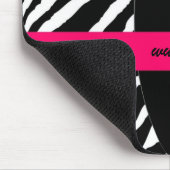 Zebra Striped Mousepad Muismat (Hoek)