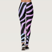 Zebra Stripes - 3D Zebra Vrouwen Leggings (Achterkant)