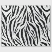 Zebra Stripes Animal Print Cadeaupapier (Vlak)