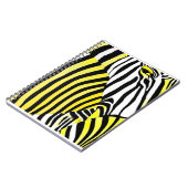Zebra Stripes Animal Print Notitieboek (Linkerzijde)