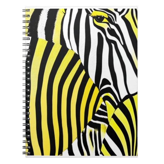 Zebra Stripes Animal Print Notitieboek (Voorkant)