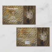Zebra stripes art profielkaarten - aanpasbaar visitekaartje (Voorkant / Achterkant)