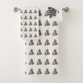 Zebra Stripes Bad Handdoek (Insitu)