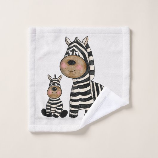 Zebra Stripes Bad Handdoek (Wasdoekje)