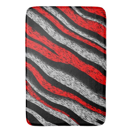 Zebra Stripes Badmat (Voorkant Verticaal)