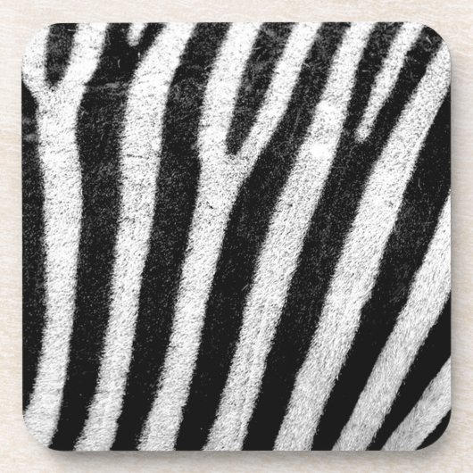 zebra Stripes Bier Onderzetter (Voorkant)