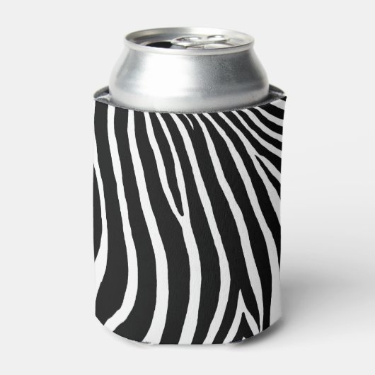 Zebra Stripes Blikjeskoeler (Blikje Voorkant)