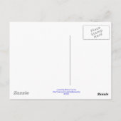 Zebra "Stripes" Briefkaart (Achterkant)