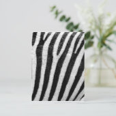 Zebra Stripes Briefkaart (Staand voorkant)