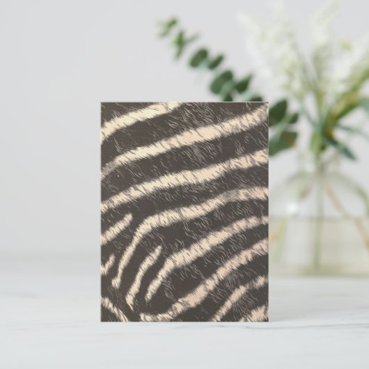 Zebra Stripes Briefkaart (Staand voorkant)