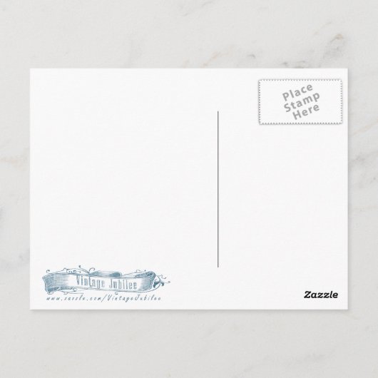 Zebra Stripes Briefkaart (Achterkant)