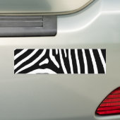 Zebra Stripes Bumpersticker (Op auto)