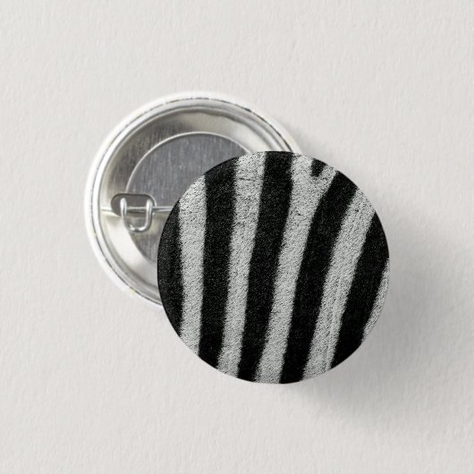 Zebra Stripes Button (Voorkant /achterkant)