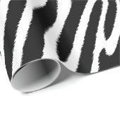Zebra Stripes Classic Black and White Cadeaupapier (Rol Hoek)