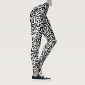 Zebra Stripes  Color Yoga Jogging Leggings (Rechts)