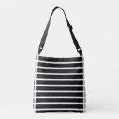 Zebra Stripes Crossbody Tas (Achterkant)