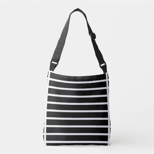 Zebra Stripes Crossbody Tas (Voorkant)