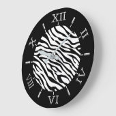 Zebra Stripes Dial op een Grote Klok (Hoek)