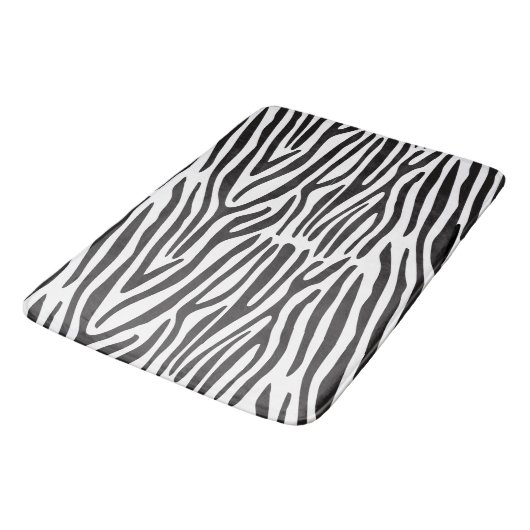 Zebra Stripes Dierenprint Grote Badmat (Gekanteld)