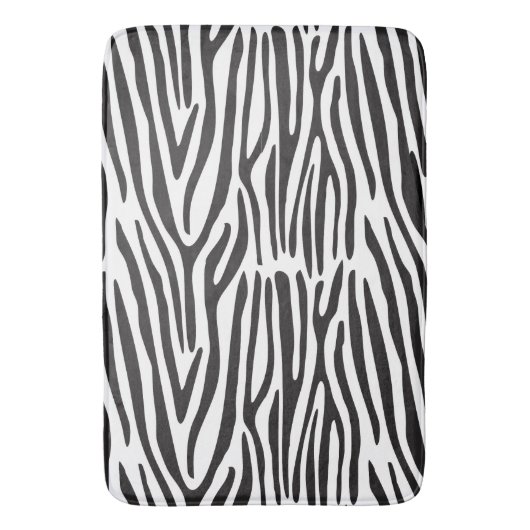 Zebra Stripes Dierenprint Grote Badmat (Voorkant Verticaal)