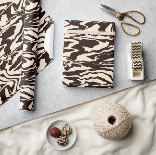 Zebra Stripes Dierenprint inpakpapier