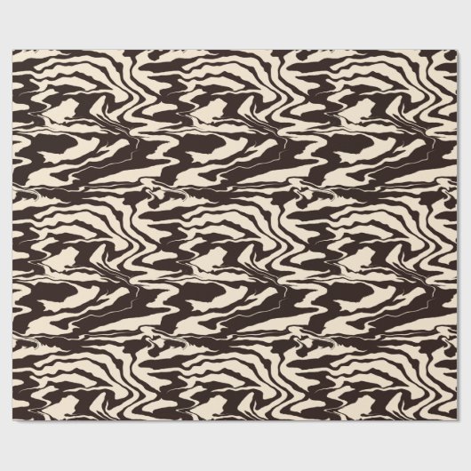 Zebra Stripes Dierenprint inpakpapier (Vlak)