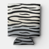 Zebra Stripes Exotic Animal Print Blikjeskoeler (Voorkant)