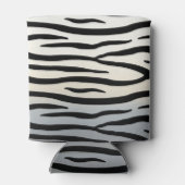 Zebra Stripes Exotic Animal Print Blikjeskoeler (Achterkant)