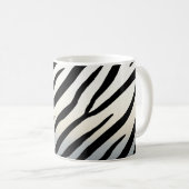 Zebra Stripes Exotic Animal Print Koffiemok (Voorkant rechts)