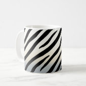 Zebra Stripes Exotic Animal Print Koffiemok (Voorkant links)