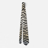 Zebra Stripes Exotic Animal Print Stropdas (Achterkant)