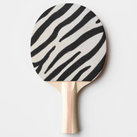Zebra Stripes Exotic Animal Print Tafeltennisbatje (Voorkant)